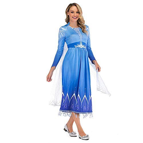 Big-On-Sale Prinzessinnenkostüm für Erwachsene, Damen, Krönungskleid, Cosplay, Elsa2, M von Big-On-Sale