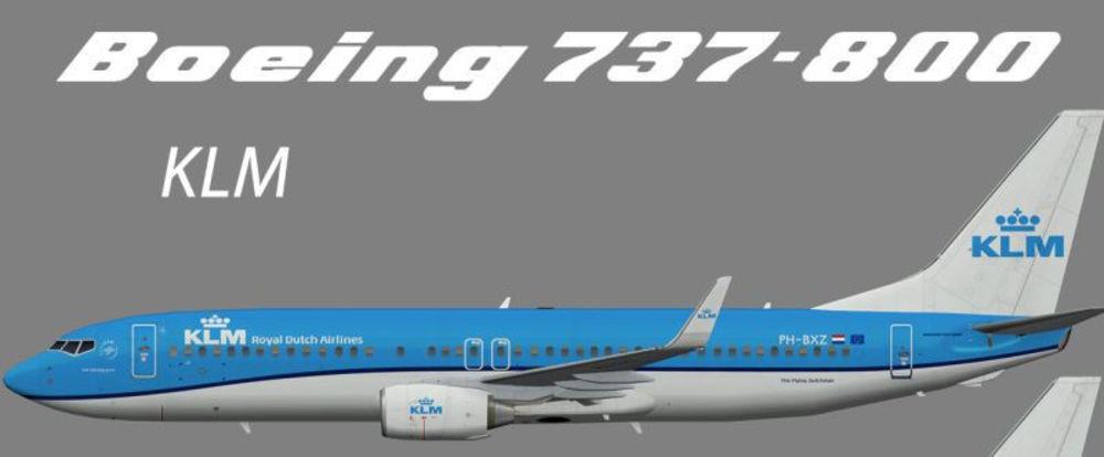 Boeing 737-800 KLM von Big Planes Kits