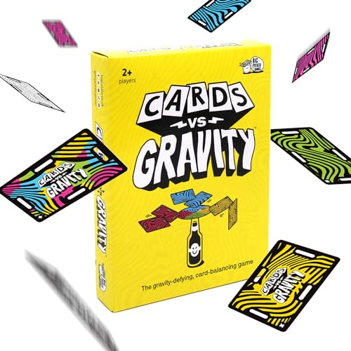 Big Potato Cards vs Gravity: The Gravity Defying, Kartenausgleichsspiel, lustiges Kartenspiel, 2 Spieler und mehr (Englische Version) von Big Potato