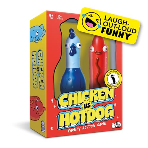 Big Potato Chicken vs Hotdog: The Ultimate Challenge Party Game for Kids, Teens, Adults and Flipping-Fun Families… von Big Potato