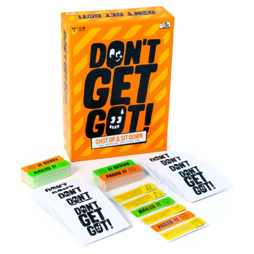Don't Get Got: Shut Up & Sit Down Edition, das schelmische Partyspiel mit geheimen Missionen (in englischer Sprache) von Big Potato