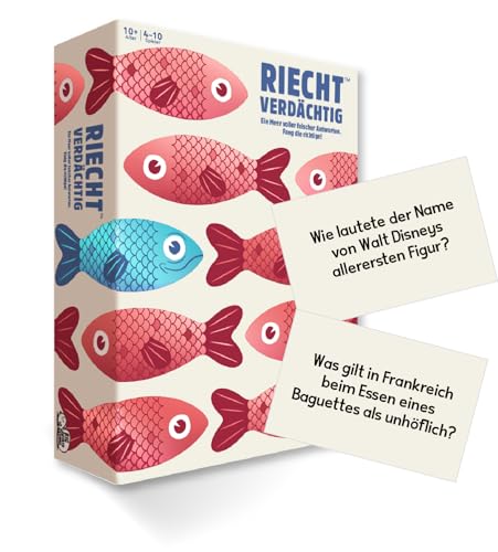 Riecht Verdächtig: Das irreführende Quizspiel zum Flunkern | Brettspiel für Kinder ab 10 und Erwachsene von Big Potato