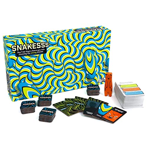 Snakesss: EIN rutschiges Gesellschaftsspiel für Familien und Erwachsene | perfekt für Spieleabend von Big Potato