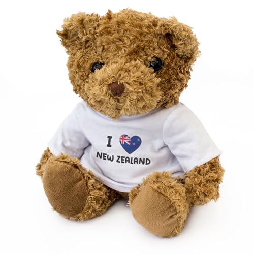 Big Red Egg Teddybär "I love Neuseeland", niedlich, weich, kuschelig, bezaubernd, Geschenk von Big Red Egg