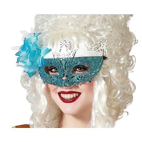 BigBuy Carnival Venezianische Maske, Blau von BigBuy Carnival