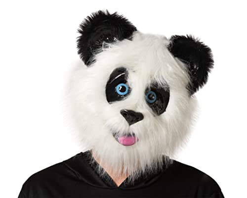 BigBuy Carnival S1126283 Maske Bär Panda, Unisex, Erwachsene, bunt, Talla única von BigBuy Carnival