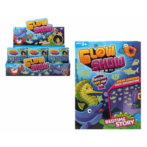 BigBuy Fun Aufkleber-Set "Glow Show Oceanic Animals", fluoreszierend von BigBuy Fun