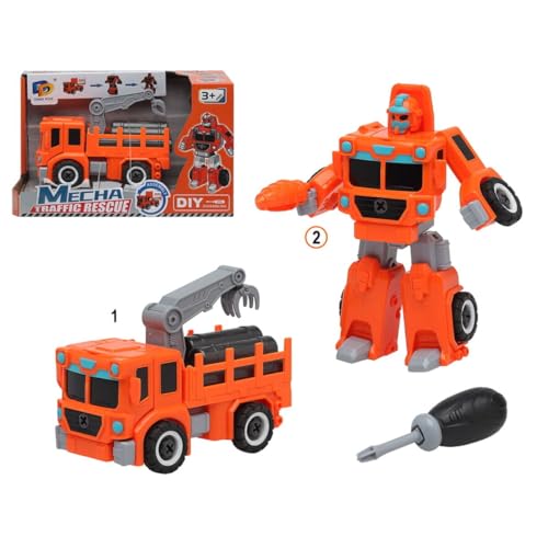 BigBuy Fun Super Roboter, verwandelbar, Orange von BigBuy Fun