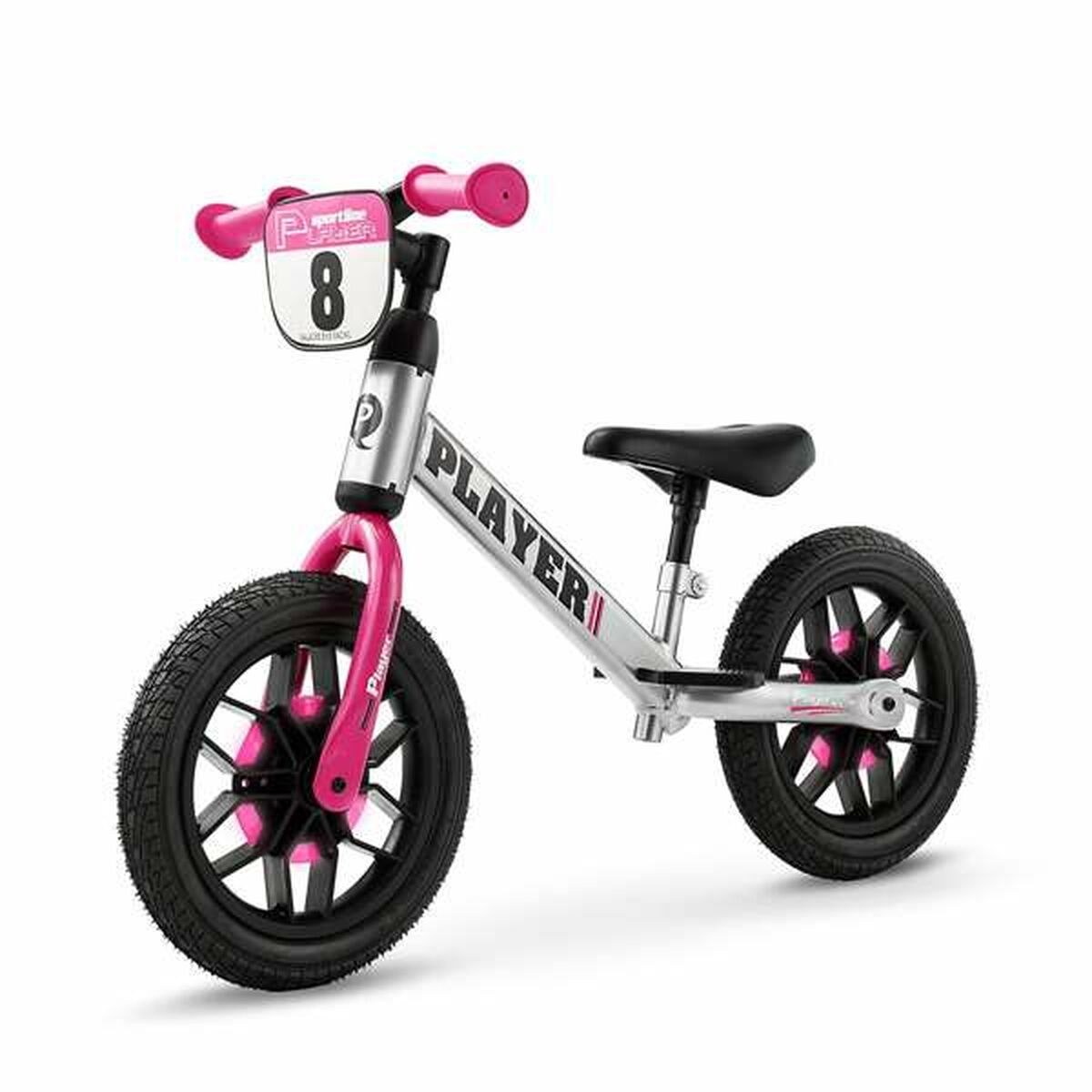 Kinderfahrrad New Bike Player Lichter Rosa 10" von BigBuy Fun