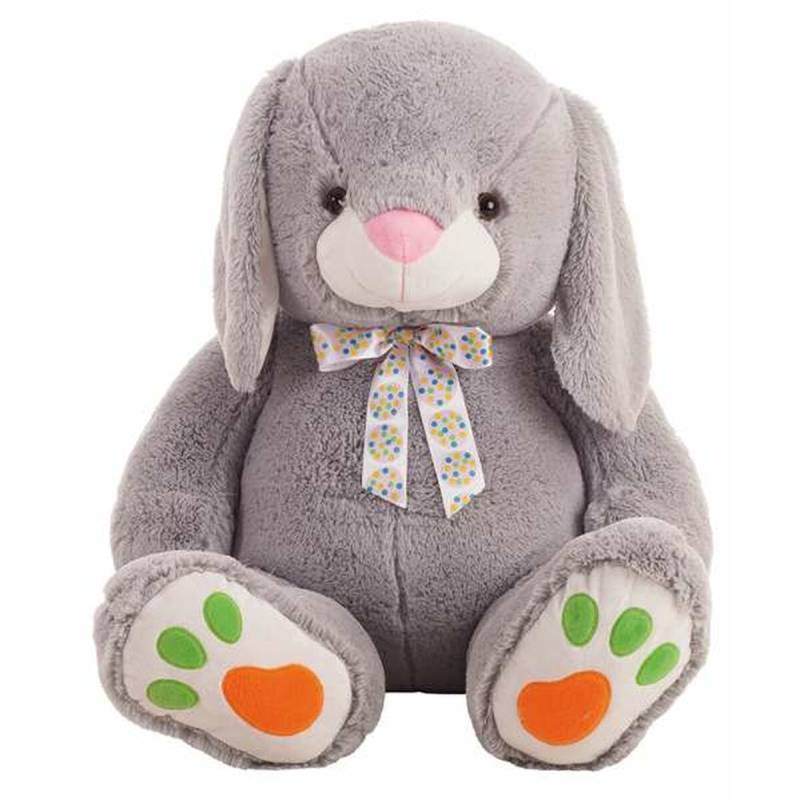 Flauschiger Spielzeugdido Rabbit Grey 90 cm von BigBuy Fun