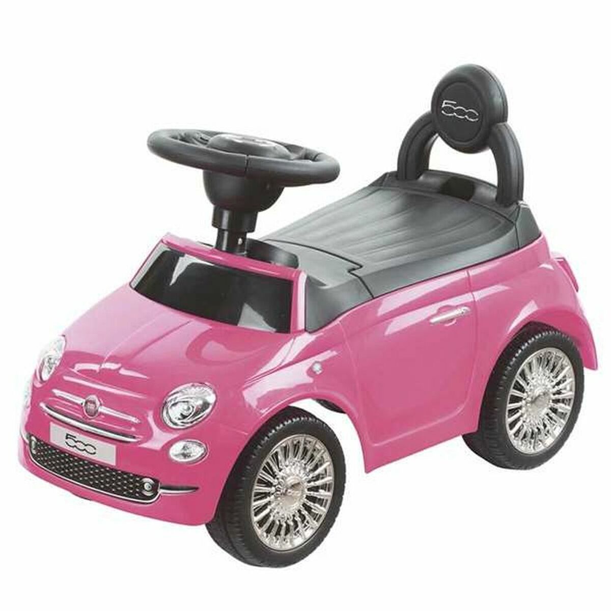 Rutschauto RIDE ON CAR FIAT 500 PINK Rosa von BigBuy Fun