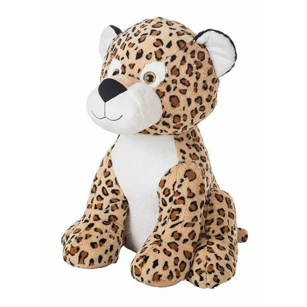 Flauschiger Spielzeug Jon Leopard Brown 80 cm von BigBuy Kids