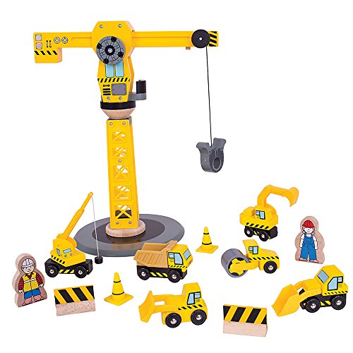 Bigjigs Rail Kit Costruzioni Con Grande Gru von Bigjigs Rail