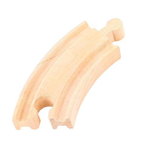 Bigjigs Rail Kurze Kurvenschienen (Pack von 4) von Bigjigs Rail