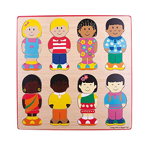 Bigjigs Spielzeug Holz Little Friends Puzzle von Bigjigs Toys