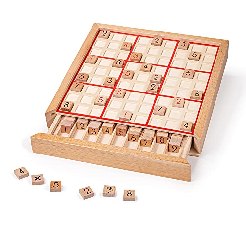 Bigjigs Spielzeug Holz Sudoku Game - Educational Anzahl Spielzeug von Bigjigs Toys