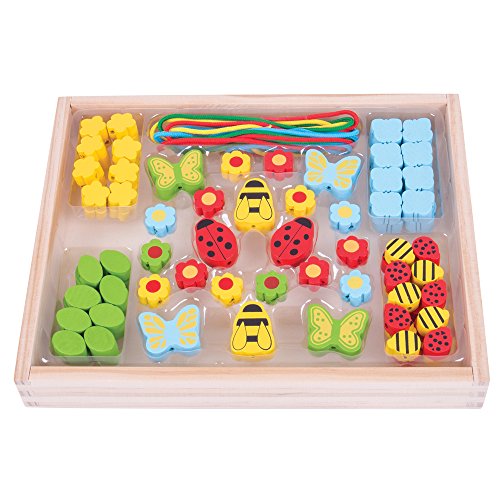 Bigjigs Toys Perlen Box (Garten) von Bigjigs Toys