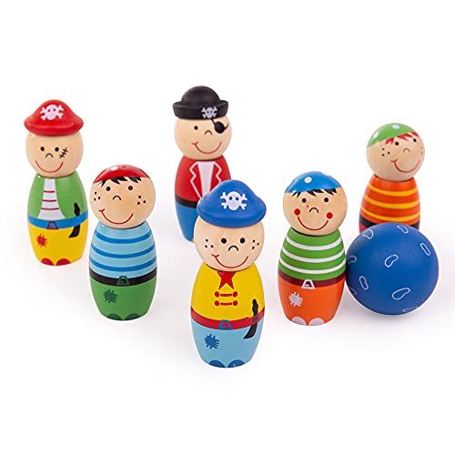 Bigjigs Toys Piratenkegel von Bigjigs Toys