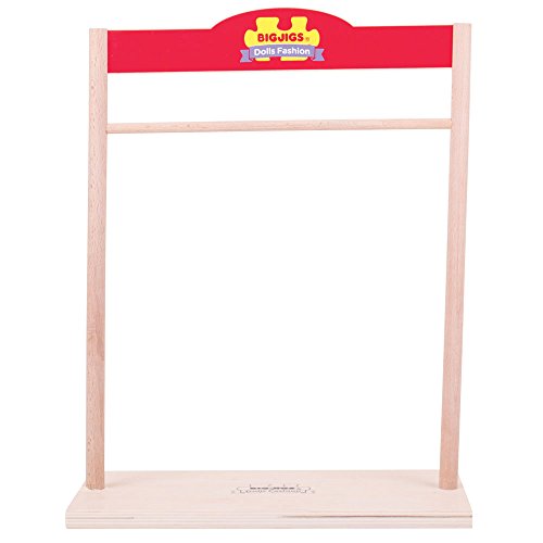 Bigjigs Toys Puppen Kleidergarderobe von Bigjigs Toys