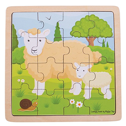 Bigjigs Toys Schaf und Lamm Puzzle von Bigjigs Toys