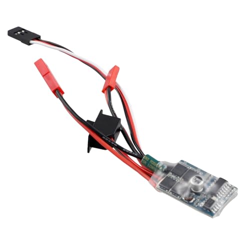 Bikevista RC Car 35A ESC Vorwärts-Rückwärts-Bürstenbremse Dual Way ESC Motordrehzahlregler für 1/16 1/18 1/24 Auto Boot von Bikevista