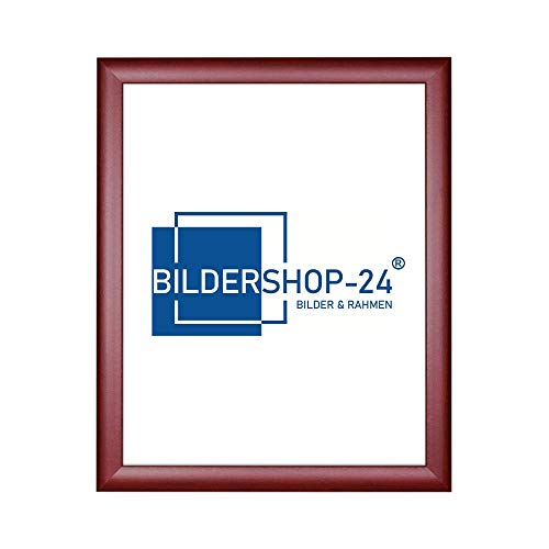 Bilderrahmen für Puzzle ca. 1500-2000 Teile 68X97,5cm Weinrot ANTIREFLEX* von Bildershop-24