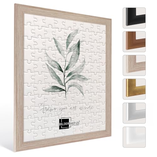 Bilderrahmen für Puzzle ca. 300-500 Teile 34X48cm Sonoma Eiche hell Bilderrahmen für Puzzle ca. 300-500 Teile 34X48cm Sonoma Eiche hell von Bildershop-24