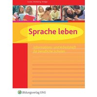 Sprache leben Informations- u. Arbeitsheft von Bildungsverlag EINS