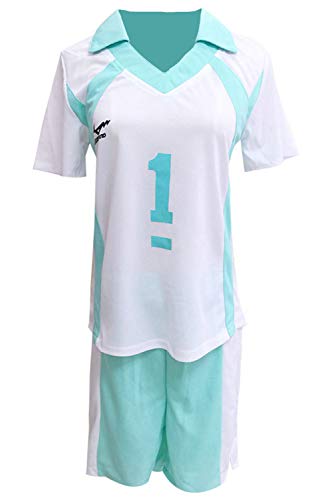 Bilicos Aoba Johsai High School Oikawa Tooru Kurzarm Sportbekleidung Cosplay Kostüm Herren S von Bilicos