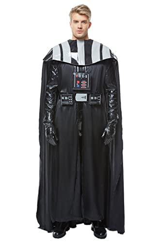 Bilicos Darth Outfit Suit Cosplay Kostüm Schwarz Herren XXXL von Bilicos