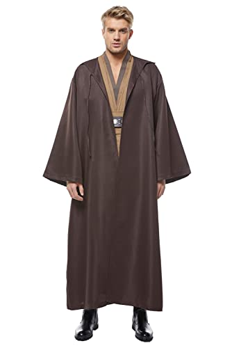 Bilicos Kenobi Obi Wan Cosplay Kostüm Outfit Braun Herren S von Bilicos