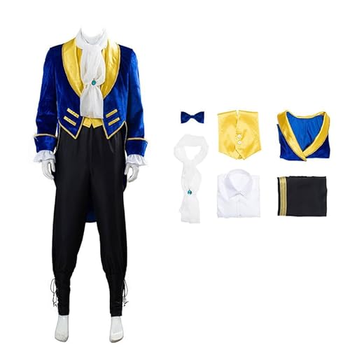 Bilicos The Prinz Set Mittelalterlicher Retro-Hof Suit Cosplay Kostüm Adult Herren XL von Bilicos