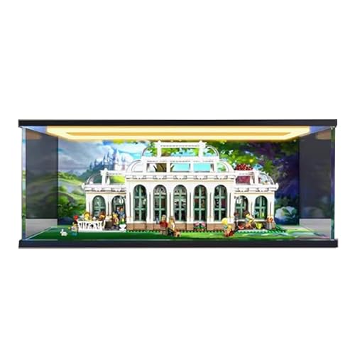 BilliColors Acryl-Vitrine für Lego City 21353, anwendbar für den botanischen Garten, als Geschenk (nur Vitrine) (Hintergrund + Oberlicht) von BilliColors