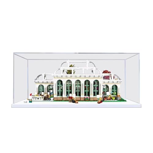 BilliColors Acryl-Vitrine für Lego City 21353, anwendbar für den botanischen Garten, entworfene Displaybox, Geschenk (nur Vitrine) (weiße Unterseite 1) von BilliColors