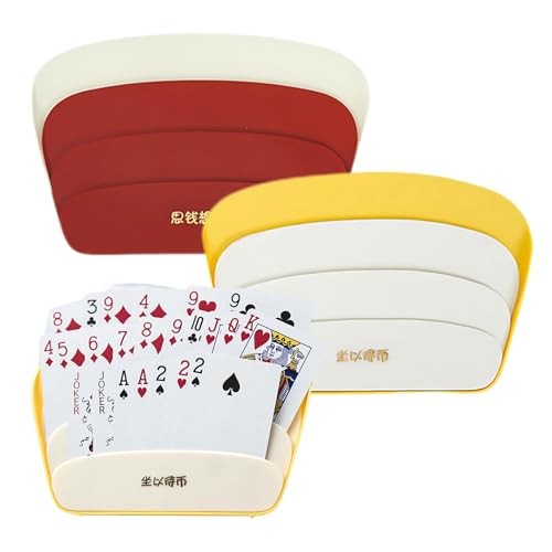 Biluer Kartenhalter Kinder, 2 Stück Spielkartenhalter Kartenhalter Spielkarten Spielkartenhalter Kinder Kinder Kartenhalter Pokerspiel Zur Befreiung Ihrer Hände von Biluer