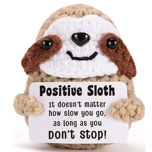 Biluer Positives Faultier, Faultier Geschenke Emotional Support Faultier Cute Faultier Positive Faultier Funny Christmas Giftsemotional Support Plushies von Biluer