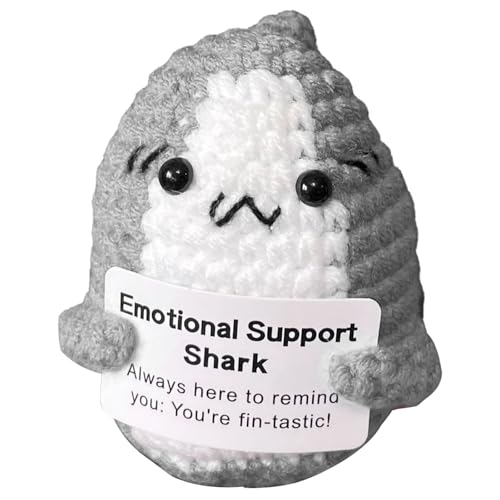 Biluer Positives Grauer Hai, Grauer Hai Geschenke Emotional Support Grauer Hai Cute Grauer Hai Positive Grauer Hai Funny Christmas Giftsemotional Support Plushies von Biluer