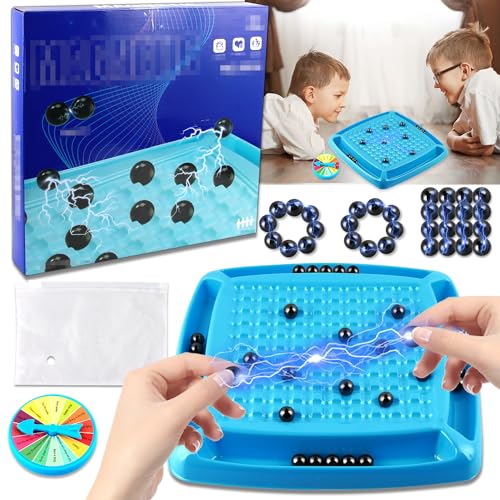 Magnetisches Schachspiel, Schachbrett Magnetisch Steine, Magnetic Chess Game, Tisch-Magnetspiel Schach-Brettspiel, Magnetisches Kinderschachspielzeug, Tragbares Schachbrett für Familientreffen (32pcs) von Binggunyo