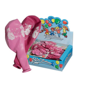 Bini Balloons Prinzessin Pink Ø26cm - 8 Stk von Bini Balloons