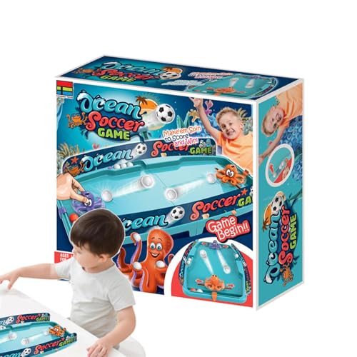 Biniveil Desktop-Fußballspiel, Octopus-Fußballspiel - Tischfußball-Spielset Oktopus - Interaktives Tischfußballspielset, Flipperspiel, kleines Fußballspielset für Kinder von Biniveil