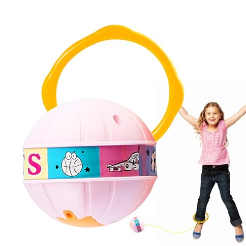 Biniveil Knöchel-Springseil-Sprungball,Knöchel-Sprungball - Sicheres Springspielzeug für Übungen | Fitnessspielzeug, Flexible Sprungbälle, Sprungseilspiel für Mädchen, Jungen und Kinder von Biniveil