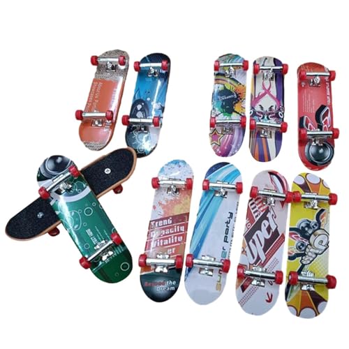 Biniveil Mini-Skateboards - Coole Mode-Fingerbretter,Professionelle Fingerbretter, kreative Bewegung der Fingerspitzen, Fingersport, Partygeschenke, Neuheitsspielzeug, Geschenk für Kinder von Biniveil