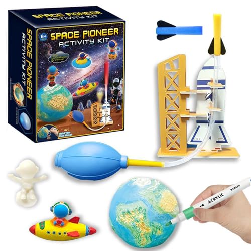 Biniveil Wissenschaftliches Malen Spielzeug,Raum Zeichnen Wissenschaftliches Bastelspielzeug - Kreative Lernspiele STEM Aktivitäten Bildungsspiele Für Vorschule Kindergarten Biniveil Wissenschaftliches Malen Spielzeug,Raum Zeichnen Wissenschaftliches Bastelspielzeug - Kreative Lernspiele STEM Aktivitäten Bildungsspiele Für Vorschule Kindergarten von Biniveil