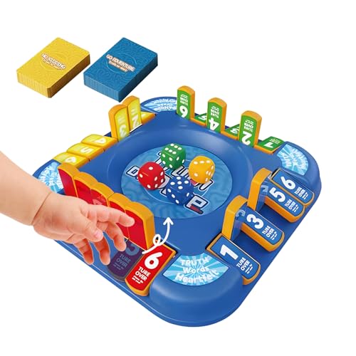 Biniveil Würfelspiel Für Tischspiele, Spiele Für Erwachsene, 2-6 Spieler Gesellschaftsspiel Für Campingurlaub Geburtstagsfeiern Picknick Garten Biniveil Würfelspiel Für Tischspiele, Spiele Für Erwachsene, 2-6 Spieler Gesellschaftsspiel Für Campingurlaub Geburtstagsfeiern Picknick Garten von Biniveil