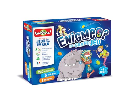 Bioviva 200653 Le Grand jeu Enigmes Spiel, Mehrfarbig, 32,5 x 8 x 24,5 von Bioviva