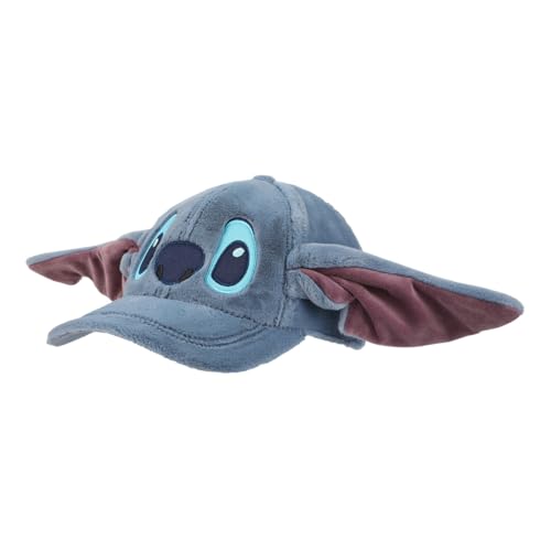 Disney Stitch Big Face Mütze für Erwachsene, Unisex, verstellbar, Blau, Dsc Big Face, Einheitsgröße von Bioworld