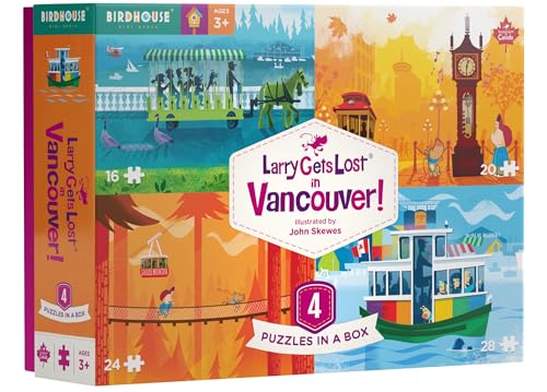 Larry Gets Lost in Vancouver Puzzle: 4 Puzzles in a Box (Larry Gets Lost - Canada) von Birdhouse