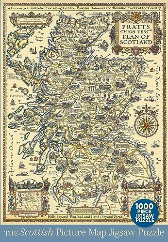 The Scottish Picture Map Jigsaw von Birlinn Ltd