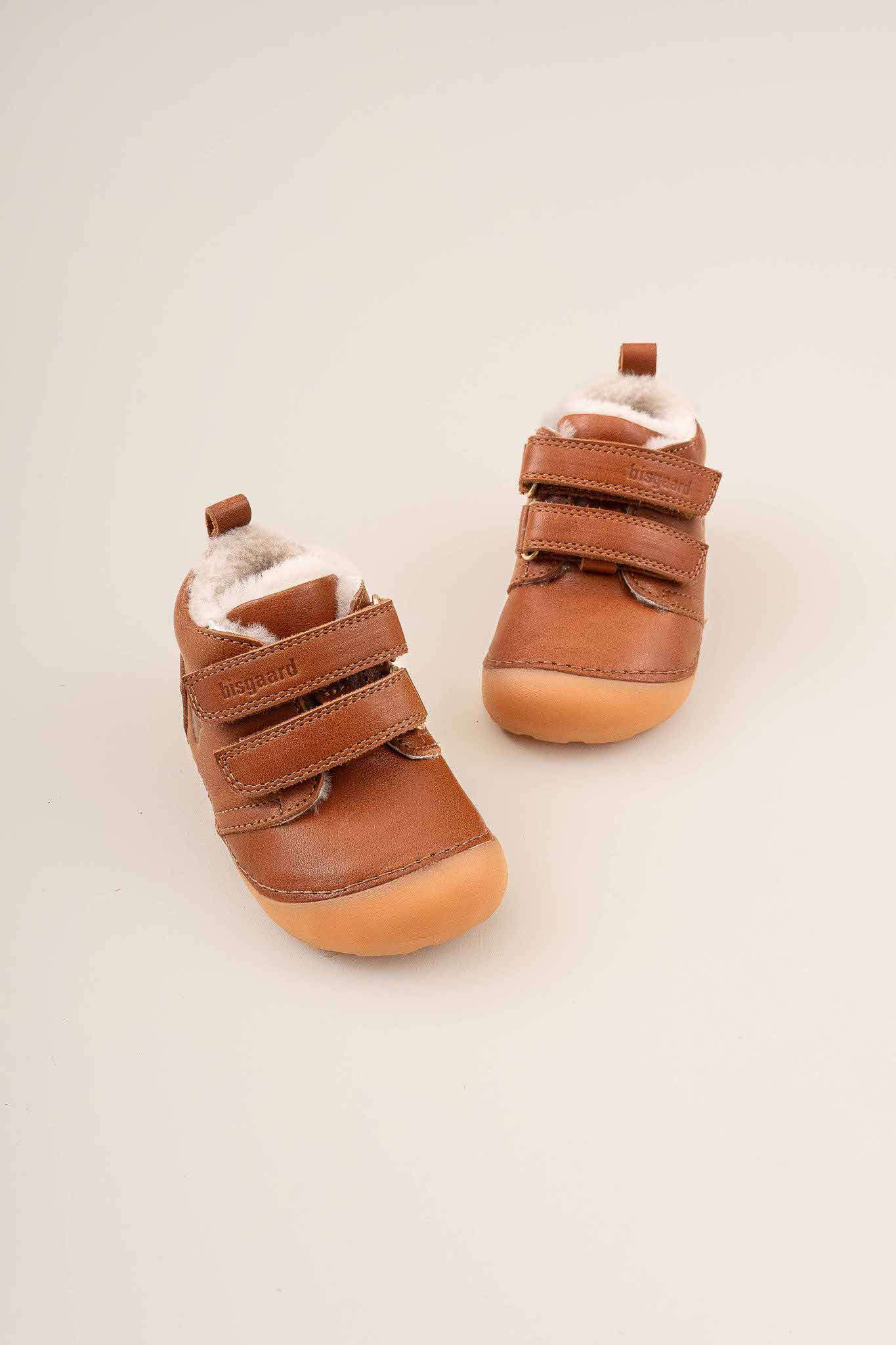 Bisgaard Barefoot Gefütterte Lauflernschuhe, Cognac, 23 Bisgaard Barefoot Gefütterte Lauflernschuhe, Cognac, 23 von Bisgaard