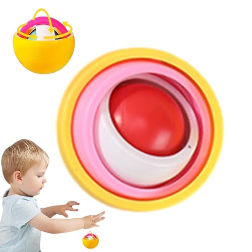 Bitong Gyro Fidget,Gyro Fidget Spielzeug | 3D Ball Gyroskop Kreisel Zappelspielzeug - Hand-Fidget-Gyroskop, innovativ für Fingertraining, Entspannung in der Schule oder zu Hause von Bitong